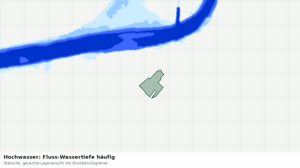 Statische Kartenansicht: Hochwasser: Fluss-Wassertiefe häufig