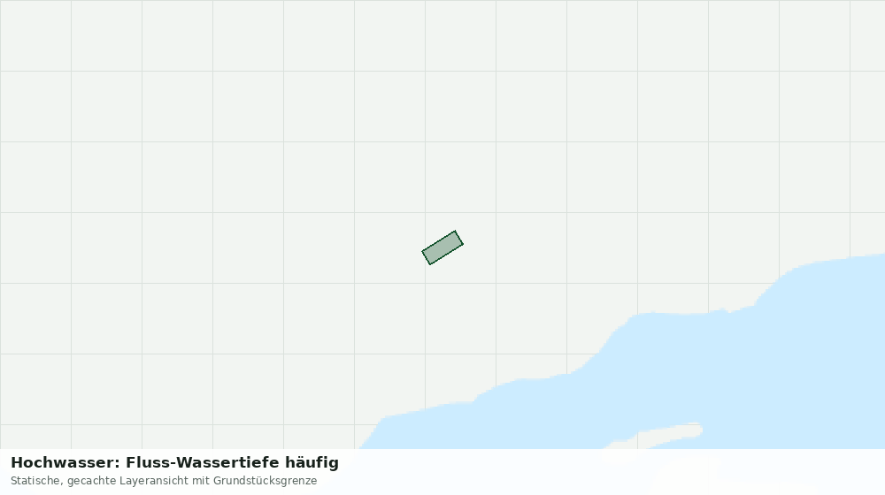 Statische Kartenansicht: Hochwasser: Fluss-Wassertiefe häufig