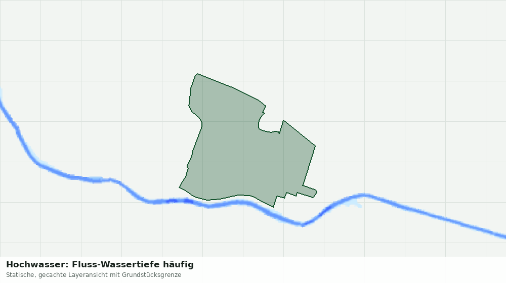 Statische Kartenansicht: Hochwasser: Fluss-Wassertiefe häufig