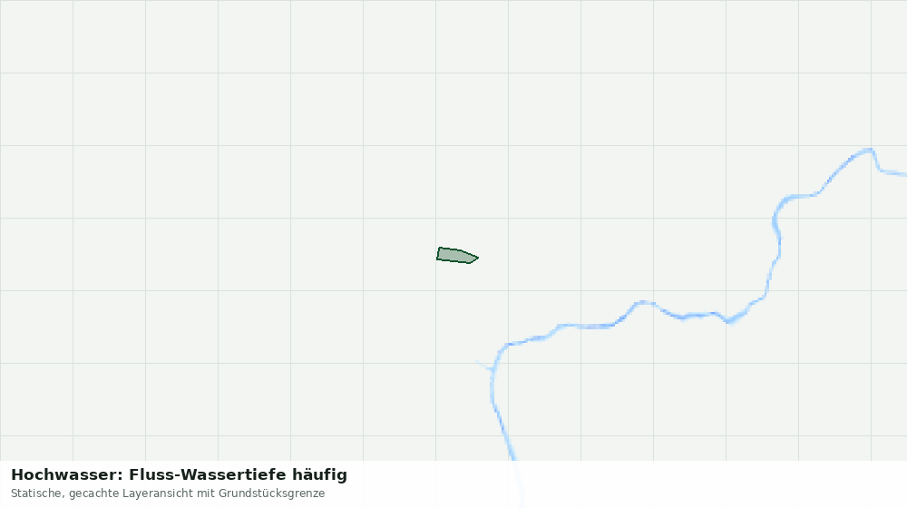 Statische Kartenansicht: Hochwasser: Fluss-Wassertiefe häufig