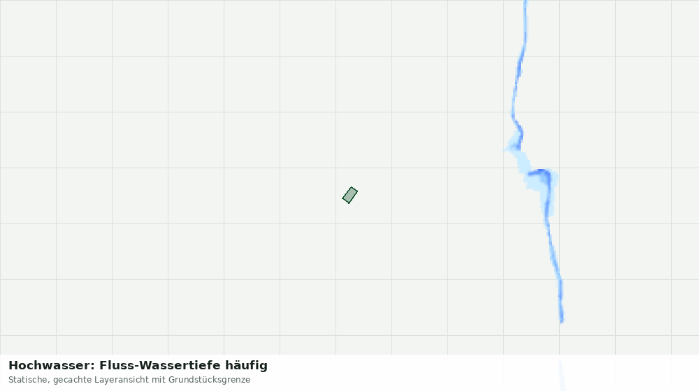 Statische Kartenansicht: Hochwasser: Fluss-Wassertiefe häufig