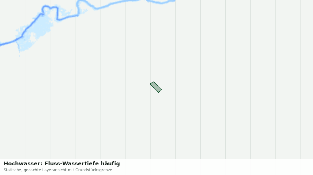 Statische Kartenansicht: Hochwasser: Fluss-Wassertiefe häufig