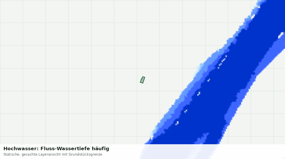 Statische Kartenansicht: Hochwasser: Fluss-Wassertiefe häufig