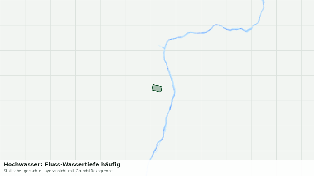 Statische Kartenansicht: Hochwasser: Fluss-Wassertiefe häufig