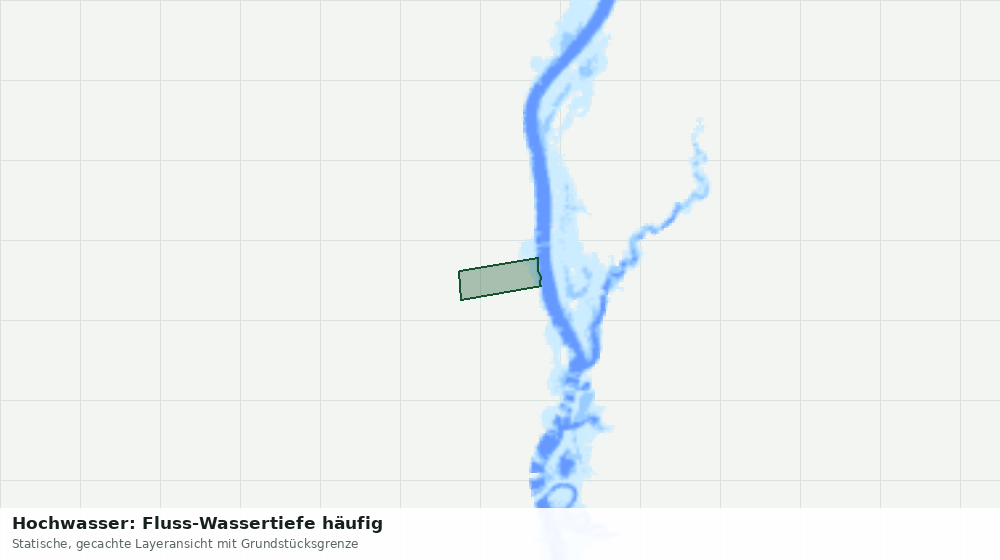 Statische Kartenansicht: Hochwasser: Fluss-Wassertiefe häufig