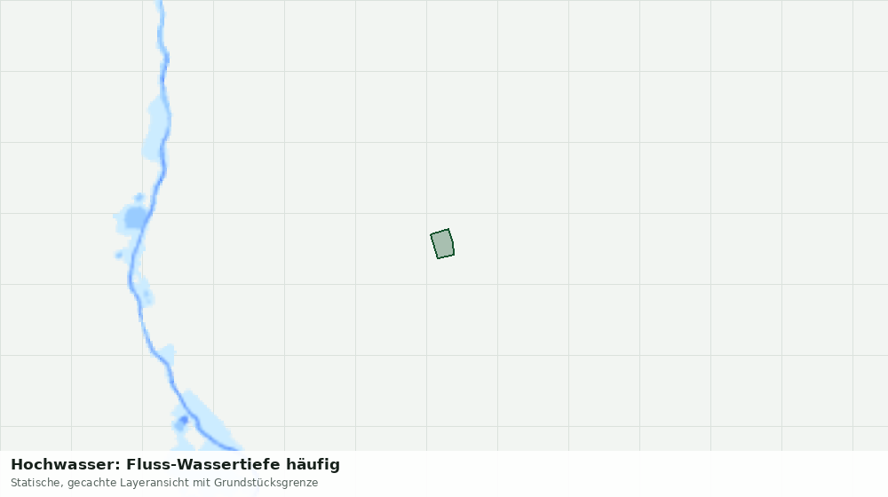 Statische Kartenansicht: Hochwasser: Fluss-Wassertiefe häufig