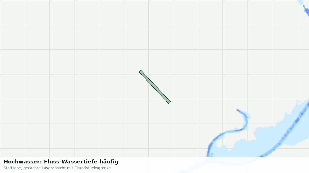 Statische Kartenansicht: Hochwasser: Fluss-Wassertiefe häufig