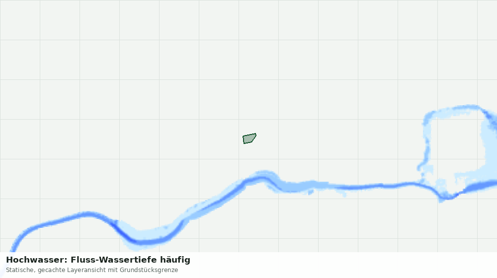 Statische Kartenansicht: Hochwasser: Fluss-Wassertiefe häufig