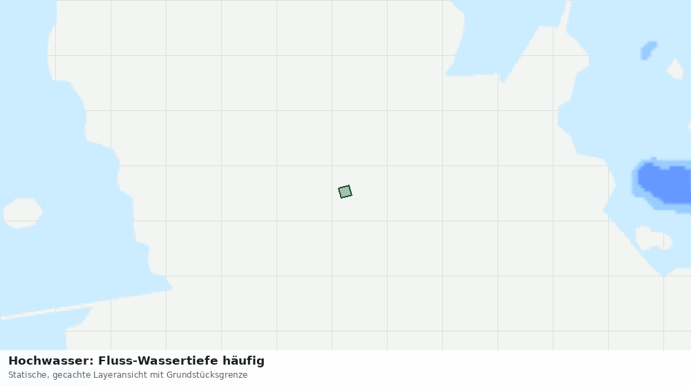 Statische Kartenansicht: Hochwasser: Fluss-Wassertiefe häufig