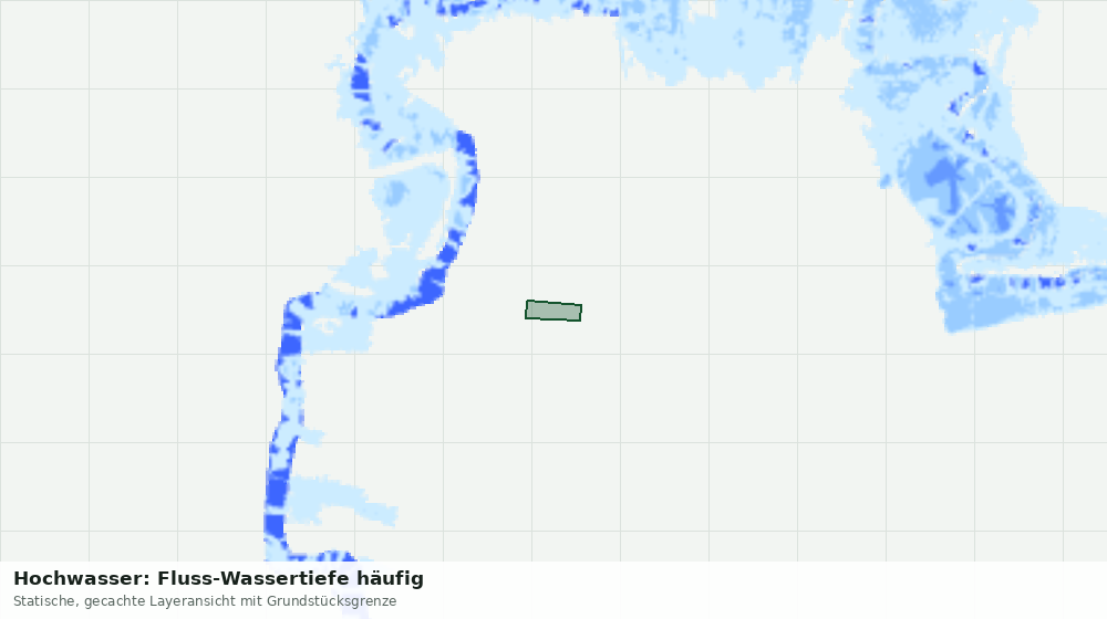 Statische Kartenansicht: Hochwasser: Fluss-Wassertiefe häufig