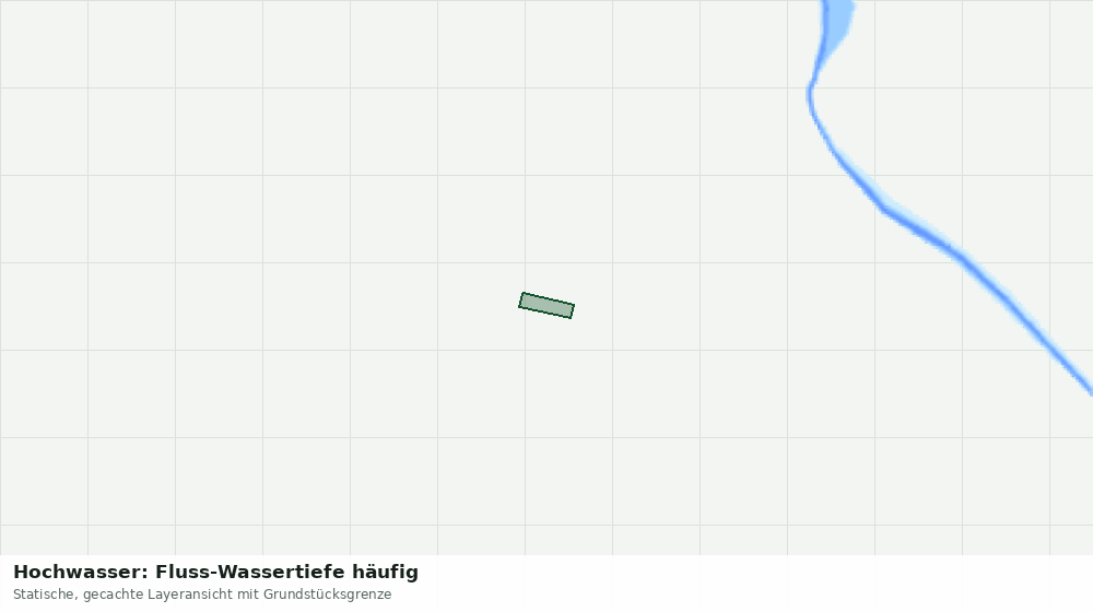 Statische Kartenansicht: Hochwasser: Fluss-Wassertiefe häufig