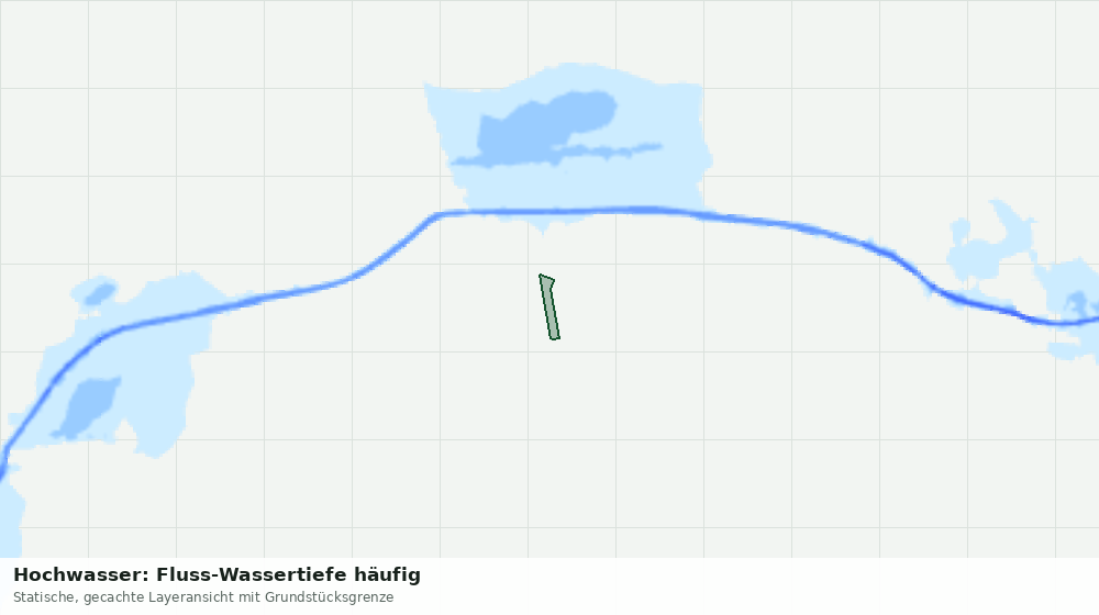 Statische Kartenansicht: Hochwasser: Fluss-Wassertiefe häufig