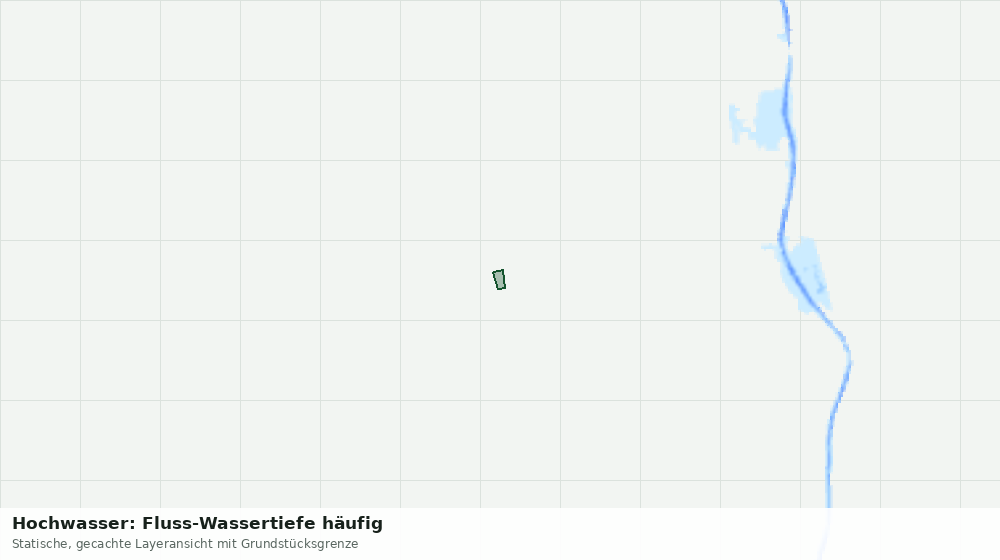 Statische Kartenansicht: Hochwasser: Fluss-Wassertiefe häufig