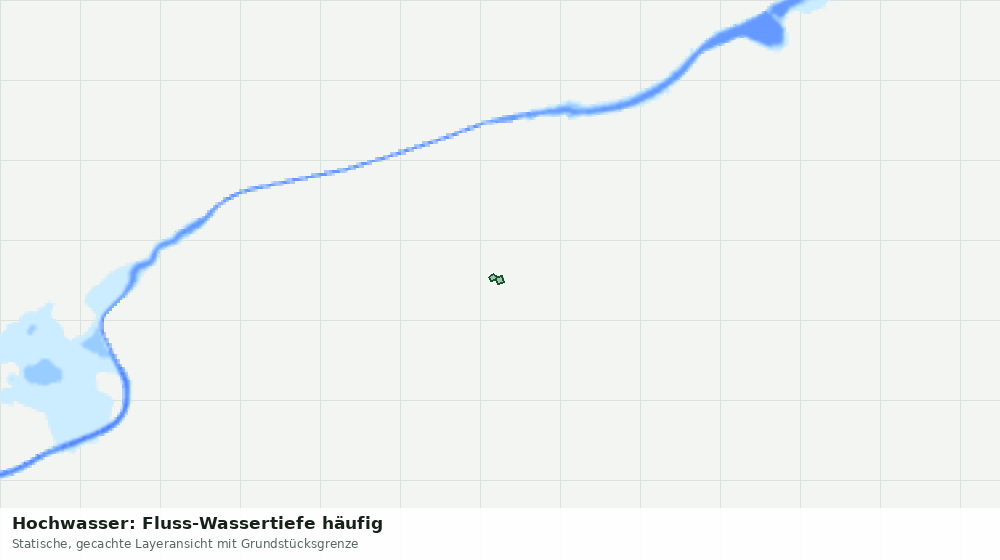 Statische Kartenansicht: Hochwasser: Fluss-Wassertiefe häufig