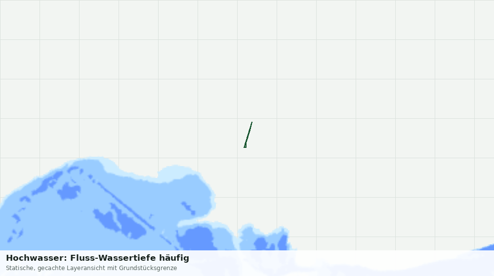 Statische Kartenansicht: Hochwasser: Fluss-Wassertiefe häufig