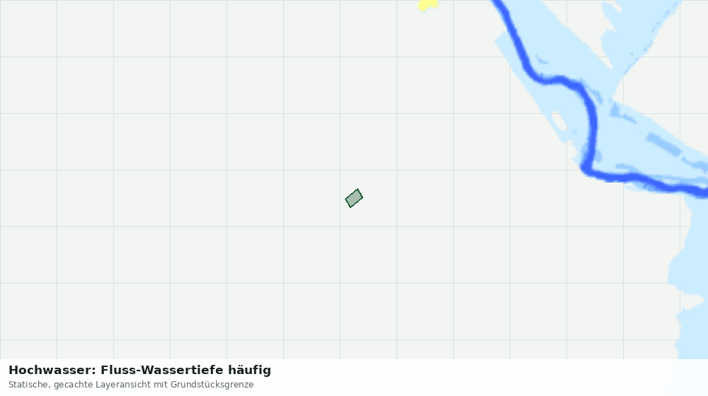 Statische Kartenansicht: Hochwasser: Fluss-Wassertiefe häufig