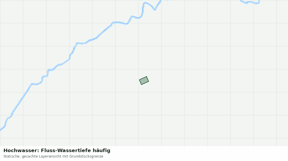 Statische Kartenansicht: Hochwasser: Fluss-Wassertiefe häufig