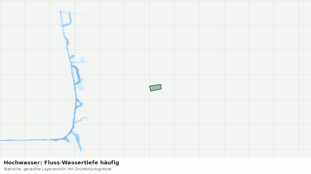 Statische Kartenansicht: Hochwasser: Fluss-Wassertiefe häufig