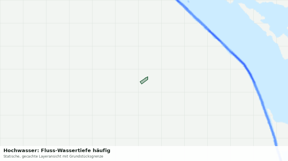 Statische Kartenansicht: Hochwasser: Fluss-Wassertiefe häufig