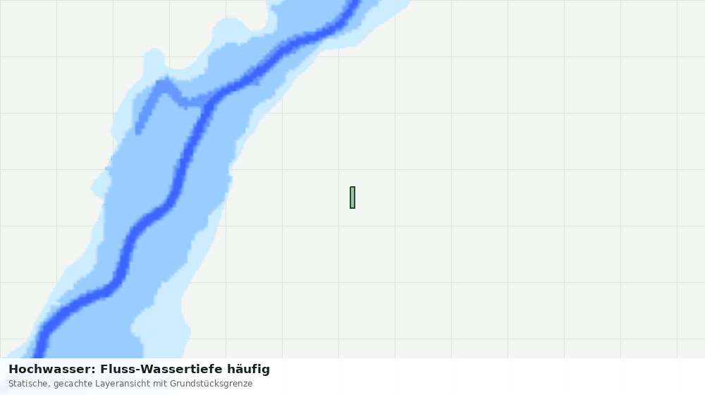 Statische Kartenansicht: Hochwasser: Fluss-Wassertiefe häufig
