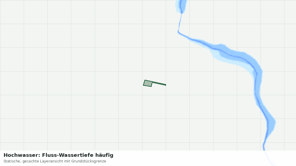 Statische Kartenansicht: Hochwasser: Fluss-Wassertiefe häufig