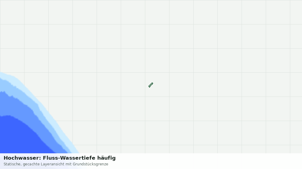 Statische Kartenansicht: Hochwasser: Fluss-Wassertiefe häufig