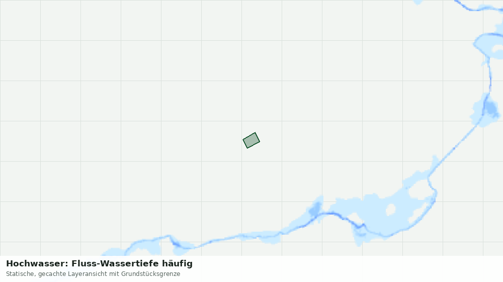 Statische Kartenansicht: Hochwasser: Fluss-Wassertiefe häufig