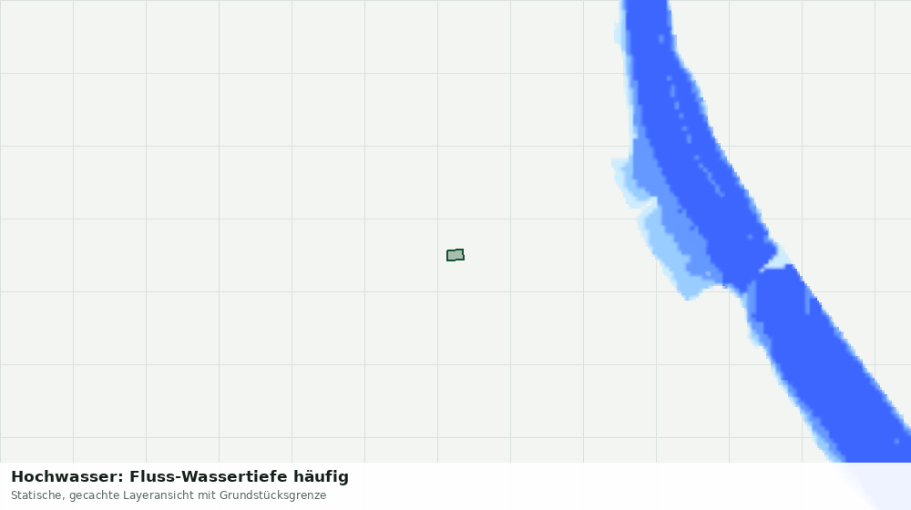 Statische Kartenansicht: Hochwasser: Fluss-Wassertiefe häufig