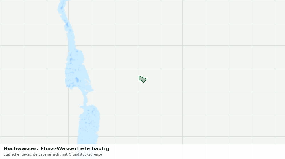 Statische Kartenansicht: Hochwasser: Fluss-Wassertiefe häufig