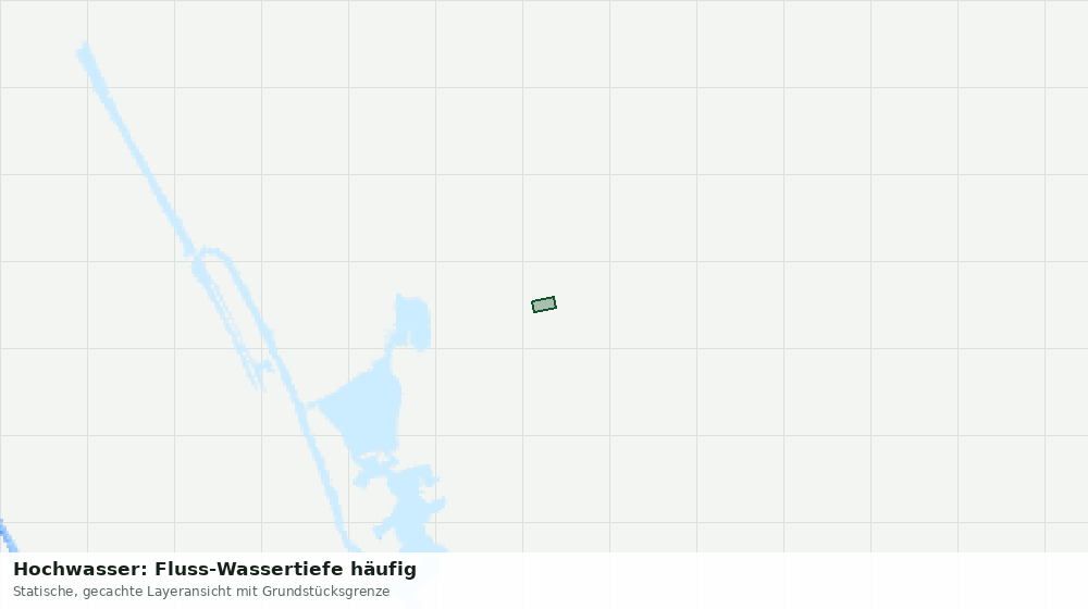 Statische Kartenansicht: Hochwasser: Fluss-Wassertiefe häufig