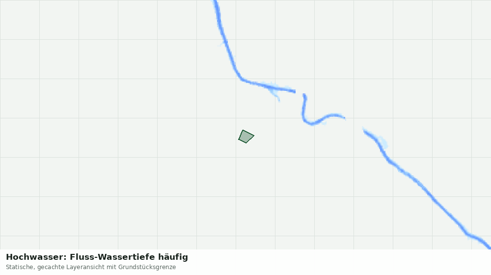 Statische Kartenansicht: Hochwasser: Fluss-Wassertiefe häufig