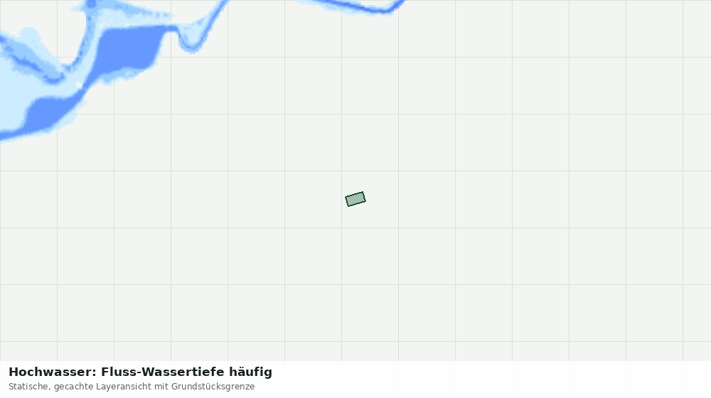 Statische Kartenansicht: Hochwasser: Fluss-Wassertiefe häufig
