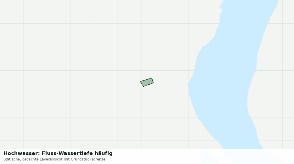 Statische Kartenansicht: Hochwasser: Fluss-Wassertiefe häufig
