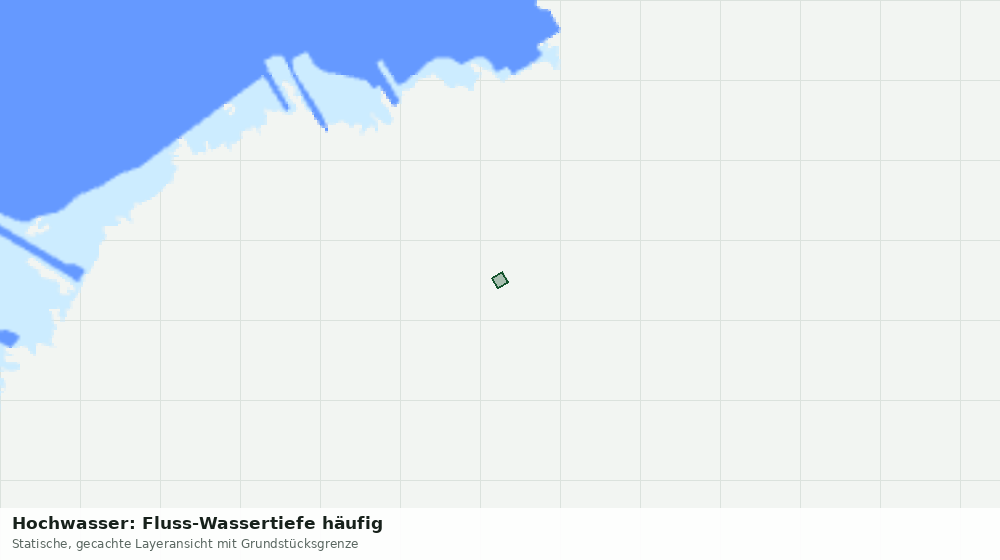 Statische Kartenansicht: Hochwasser: Fluss-Wassertiefe häufig