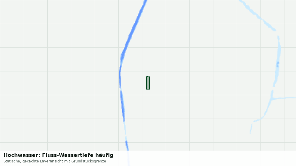 Statische Kartenansicht: Hochwasser: Fluss-Wassertiefe häufig