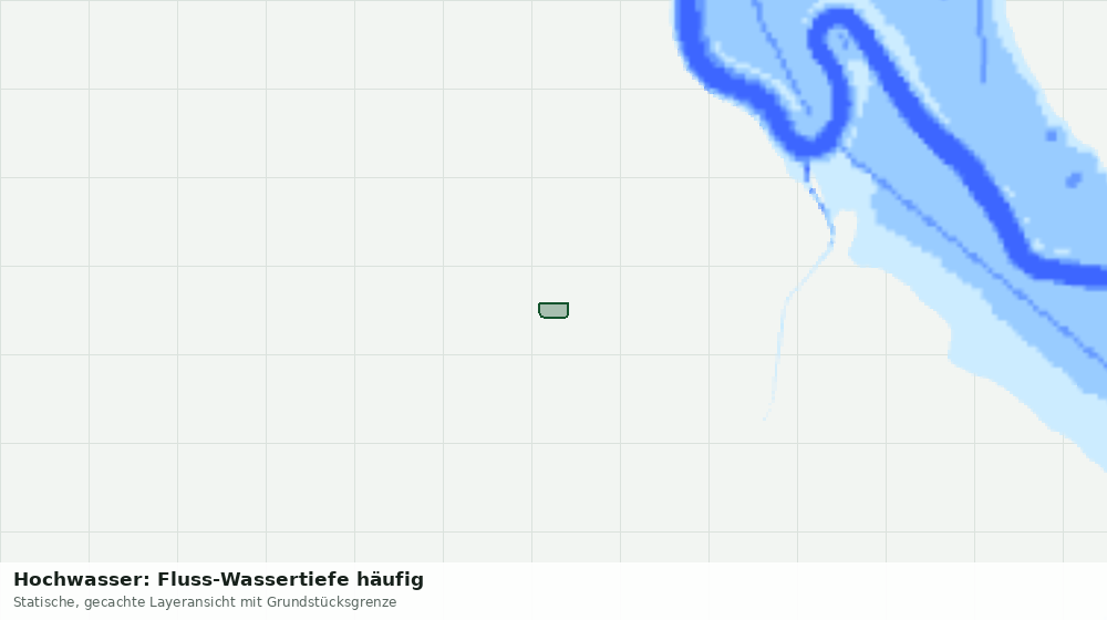 Statische Kartenansicht: Hochwasser: Fluss-Wassertiefe häufig