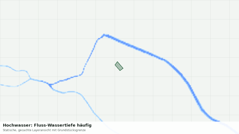 Statische Kartenansicht: Hochwasser: Fluss-Wassertiefe häufig