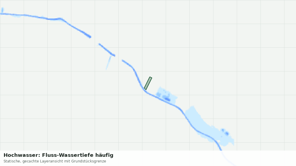 Statische Kartenansicht: Hochwasser: Fluss-Wassertiefe häufig
