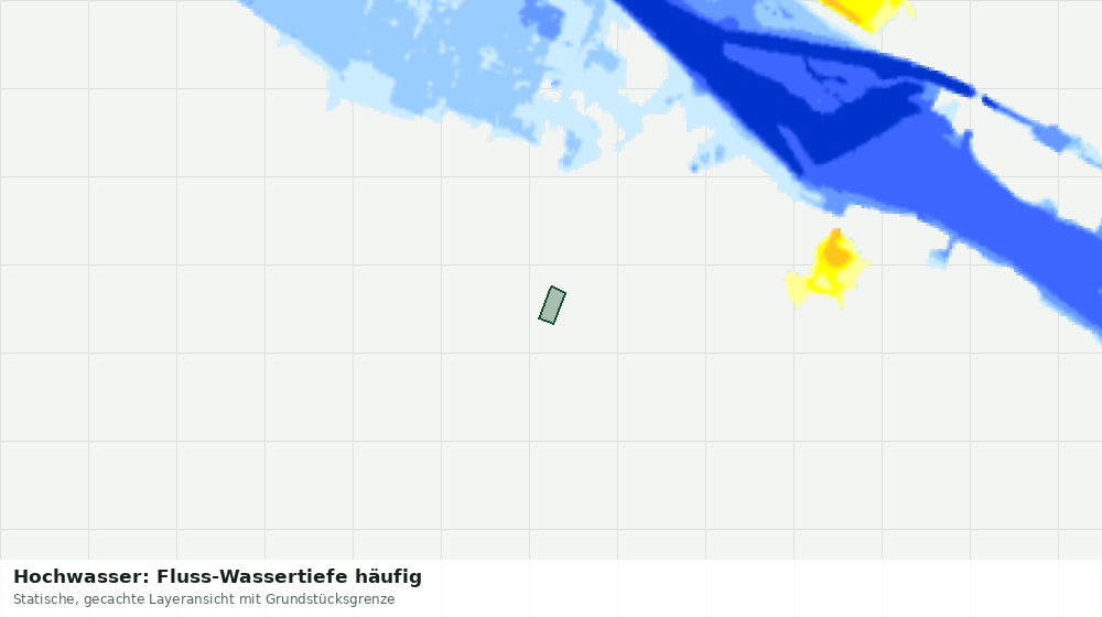 Statische Kartenansicht: Hochwasser: Fluss-Wassertiefe häufig