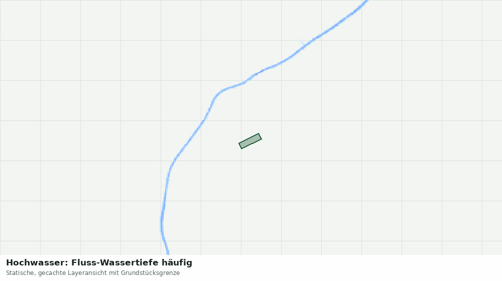 Statische Kartenansicht: Hochwasser: Fluss-Wassertiefe häufig