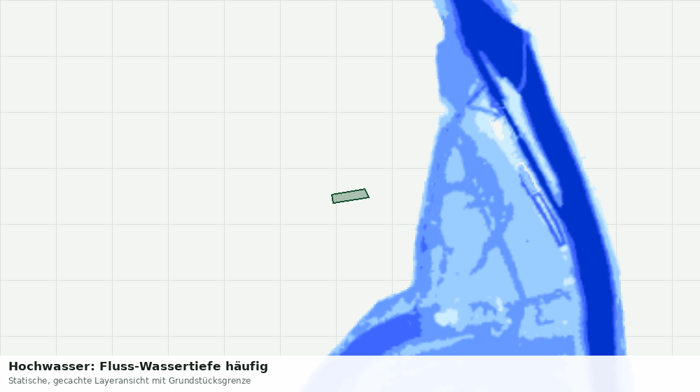 Statische Kartenansicht: Hochwasser: Fluss-Wassertiefe häufig