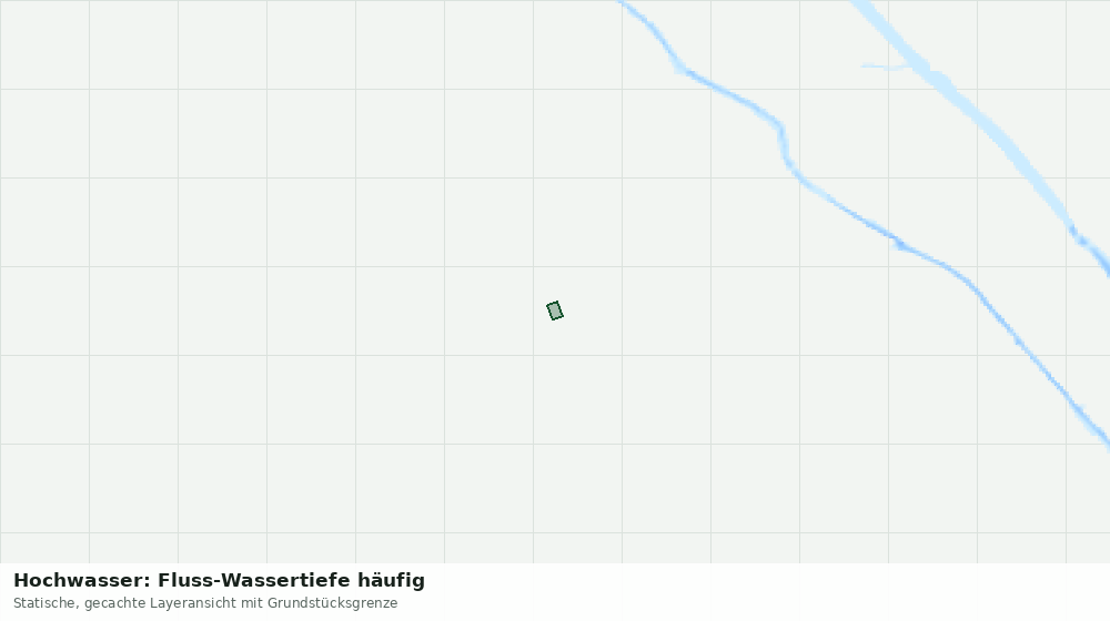 Statische Kartenansicht: Hochwasser: Fluss-Wassertiefe häufig