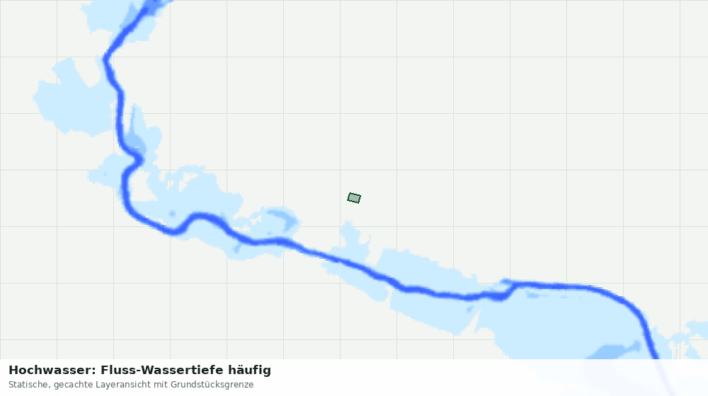 Statische Kartenansicht: Hochwasser: Fluss-Wassertiefe häufig