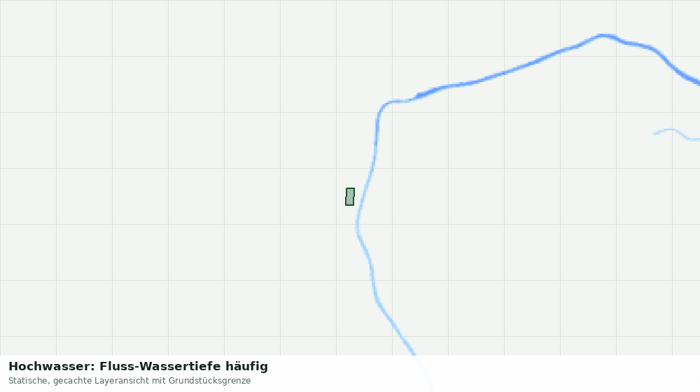 Statische Kartenansicht: Hochwasser: Fluss-Wassertiefe häufig