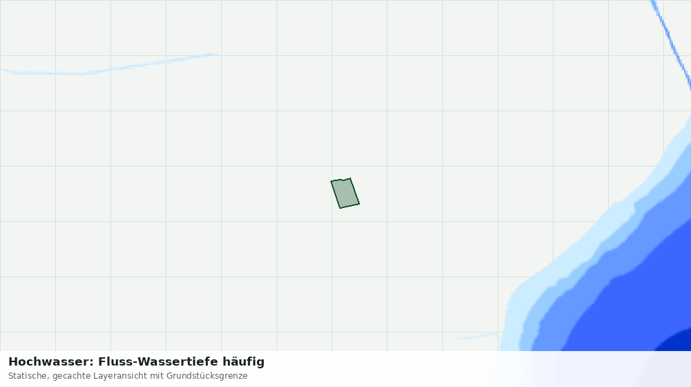 Statische Kartenansicht: Hochwasser: Fluss-Wassertiefe häufig
