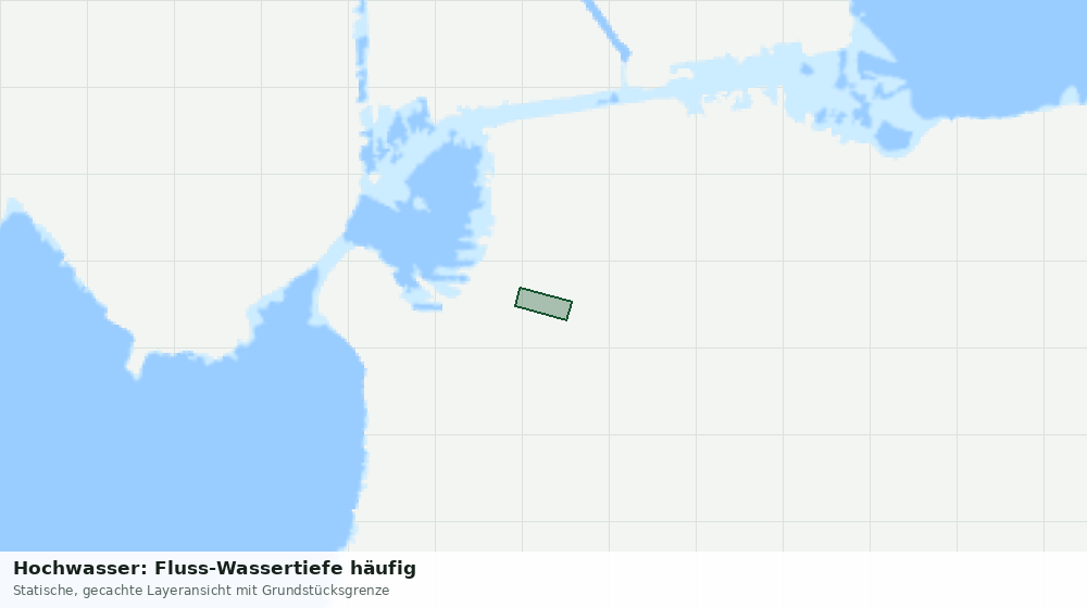 Statische Kartenansicht: Hochwasser: Fluss-Wassertiefe häufig