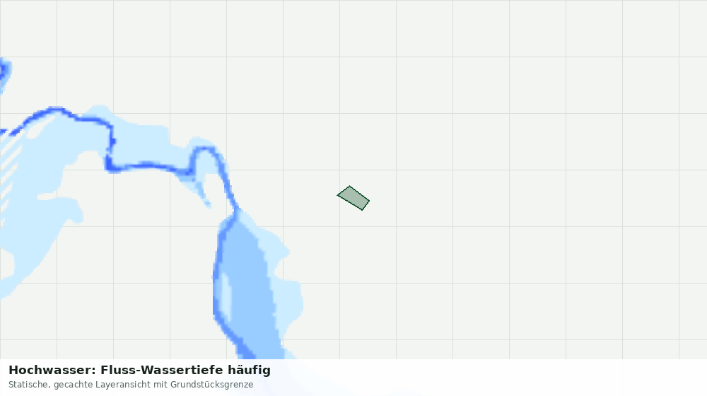 Statische Kartenansicht: Hochwasser: Fluss-Wassertiefe häufig