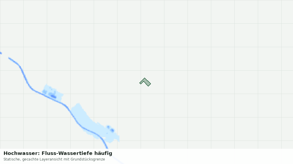 Statische Kartenansicht: Hochwasser: Fluss-Wassertiefe häufig