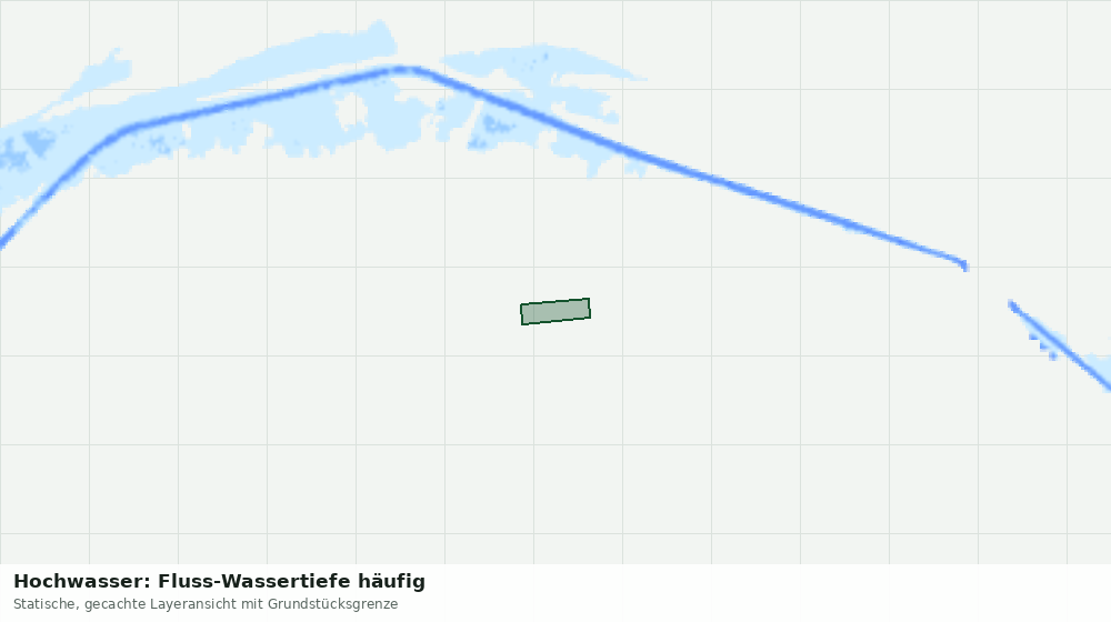 Statische Kartenansicht: Hochwasser: Fluss-Wassertiefe häufig
