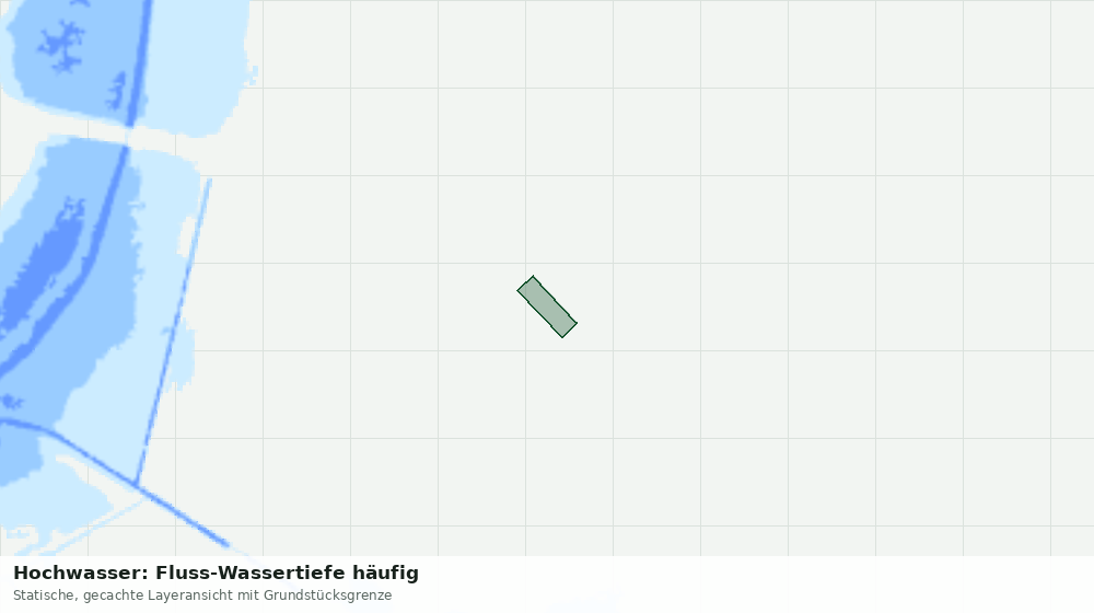 Statische Kartenansicht: Hochwasser: Fluss-Wassertiefe häufig